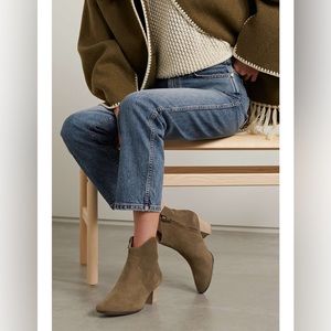 Isabel Marant Dicker Boots in Taupe